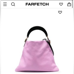 Marni acrylic handle tote